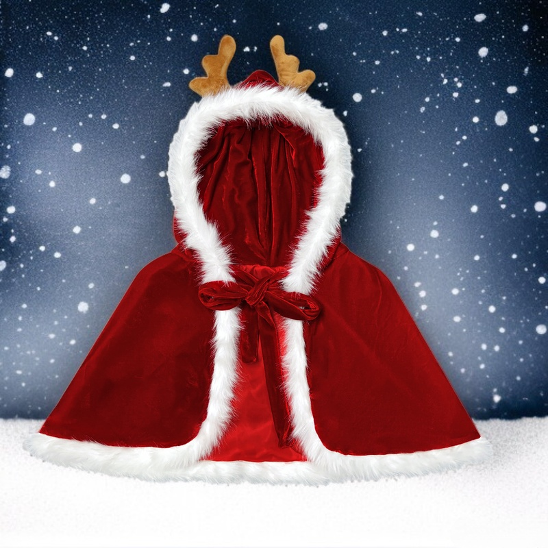 크리스마스 순록 뿔 망토