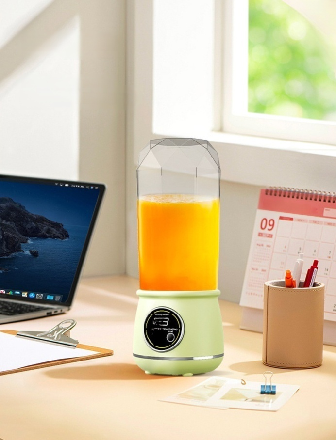 Einfach zu bedienender tragbarer Saftpresse