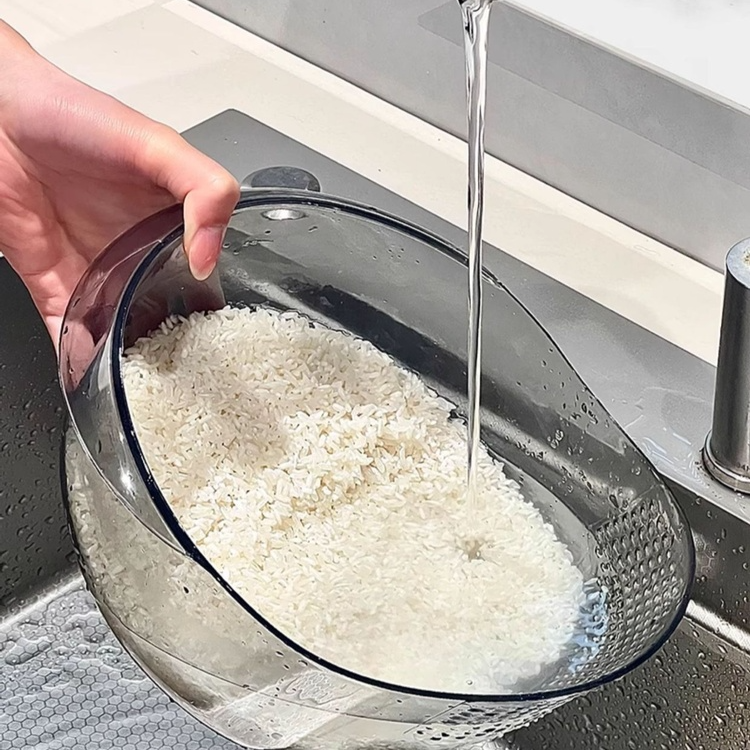 大容量の洗米・水切りバケツ