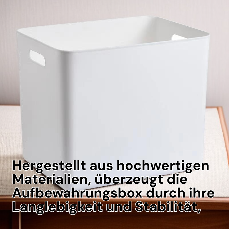 Changsinn Living Blanc Kompakte Aufbewahrungsbox 24L, 3er-Set