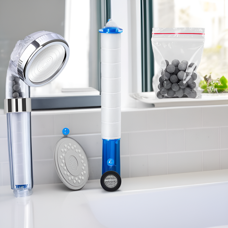 ฝักบัวกรองน้ำ ปรับได้ 3 ระดับ พร้อมไส้กรองเปลี่ยนได้