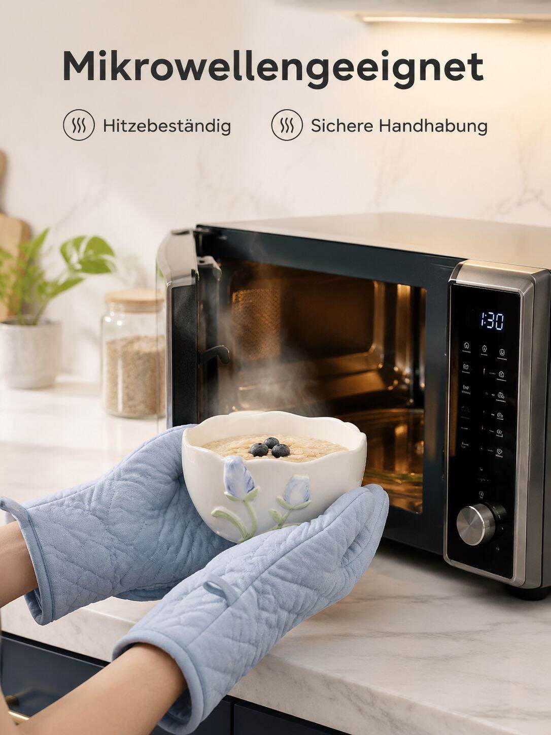 3D-Print Tulpen Keramik Geschirr weißes Glas Geschirr