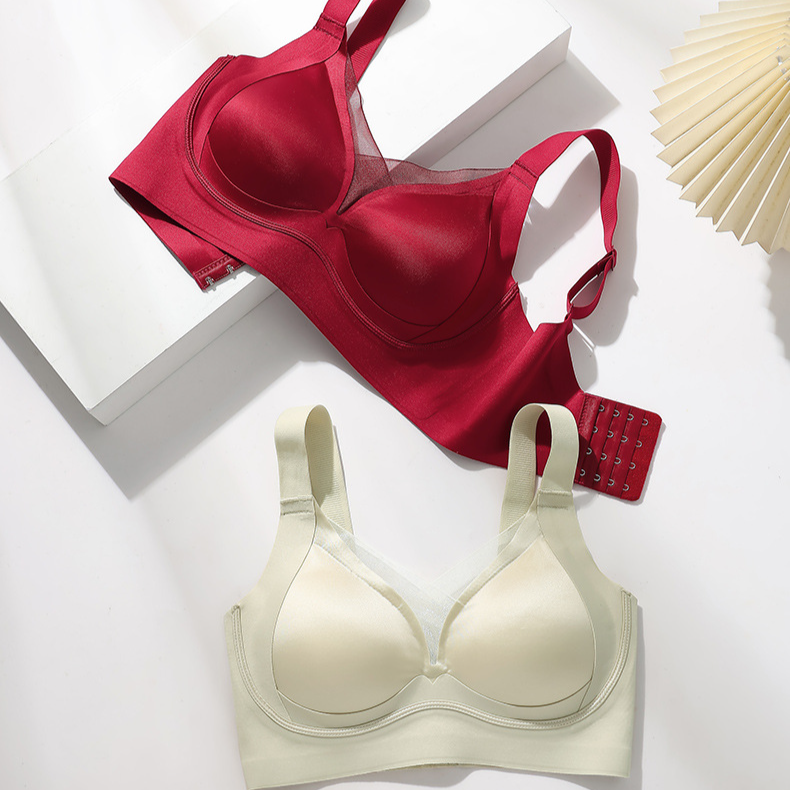 Sujetador ligero anti-caída, realza y recoge el busto lateral