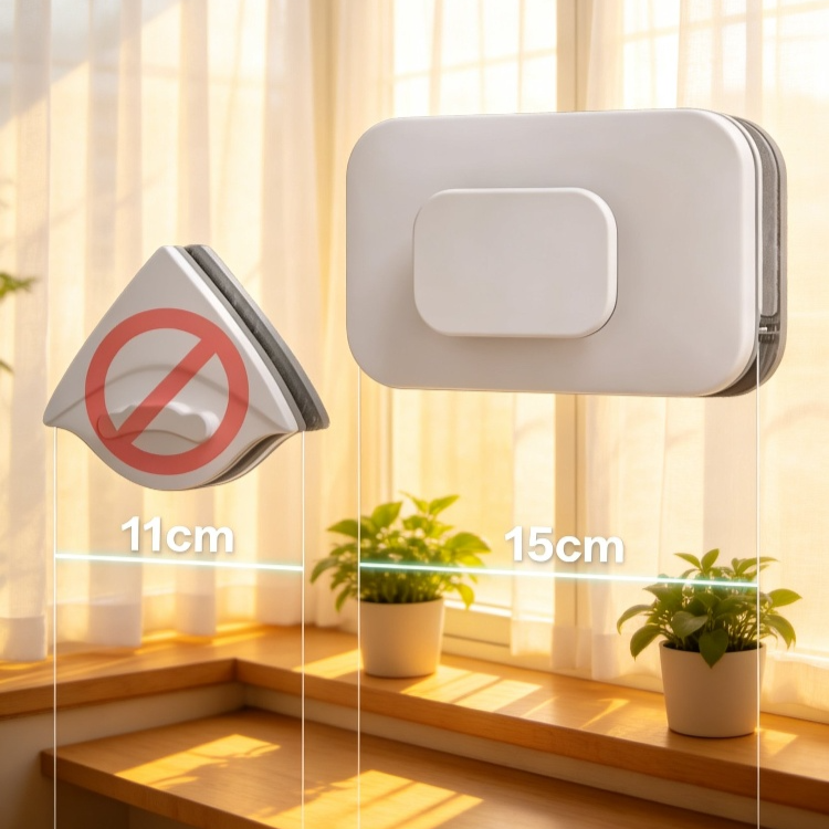 JN-limpiacristales magnético ajustable