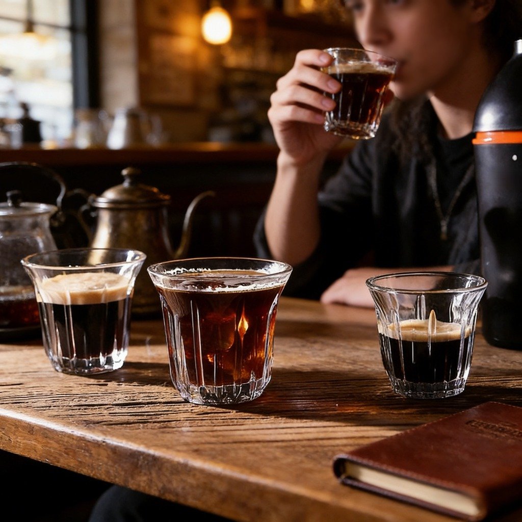 堅條紋古典玻璃杯