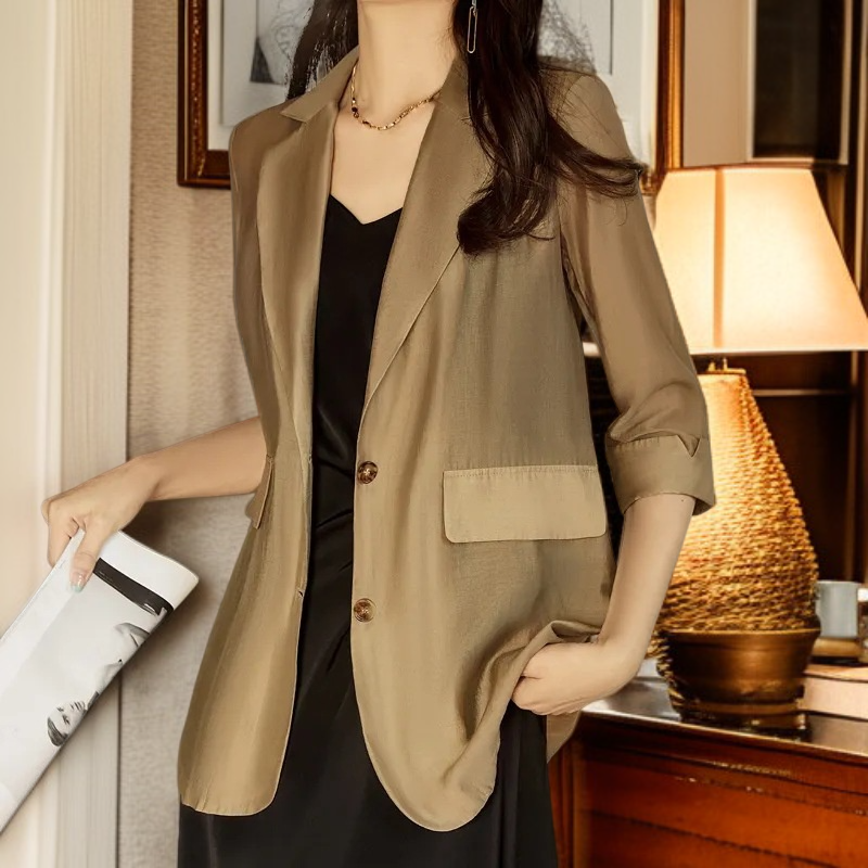 봄걷기 자외선 차단 코트 여성 얇은 자외선 차단 상의 봄여름 자외선 차단 크림 패션 무드 코트