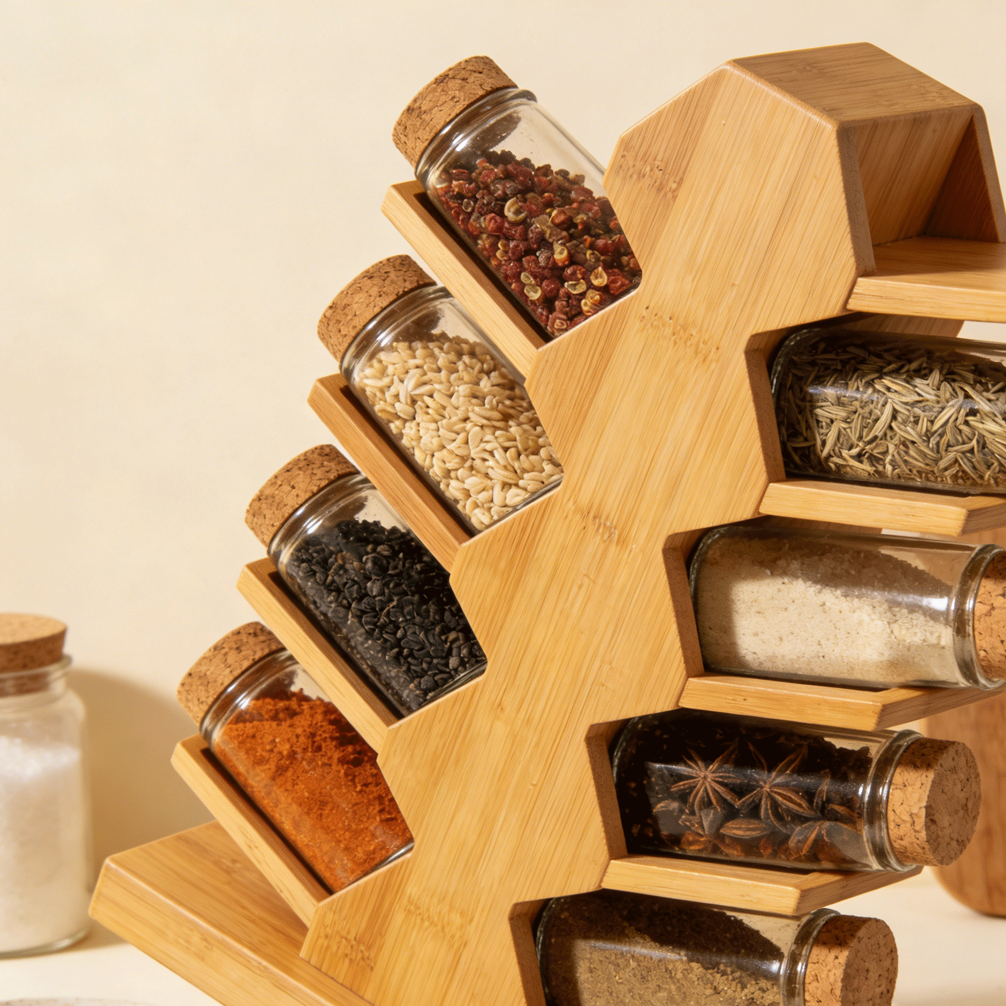 四層廚房調料整理架（三件組）