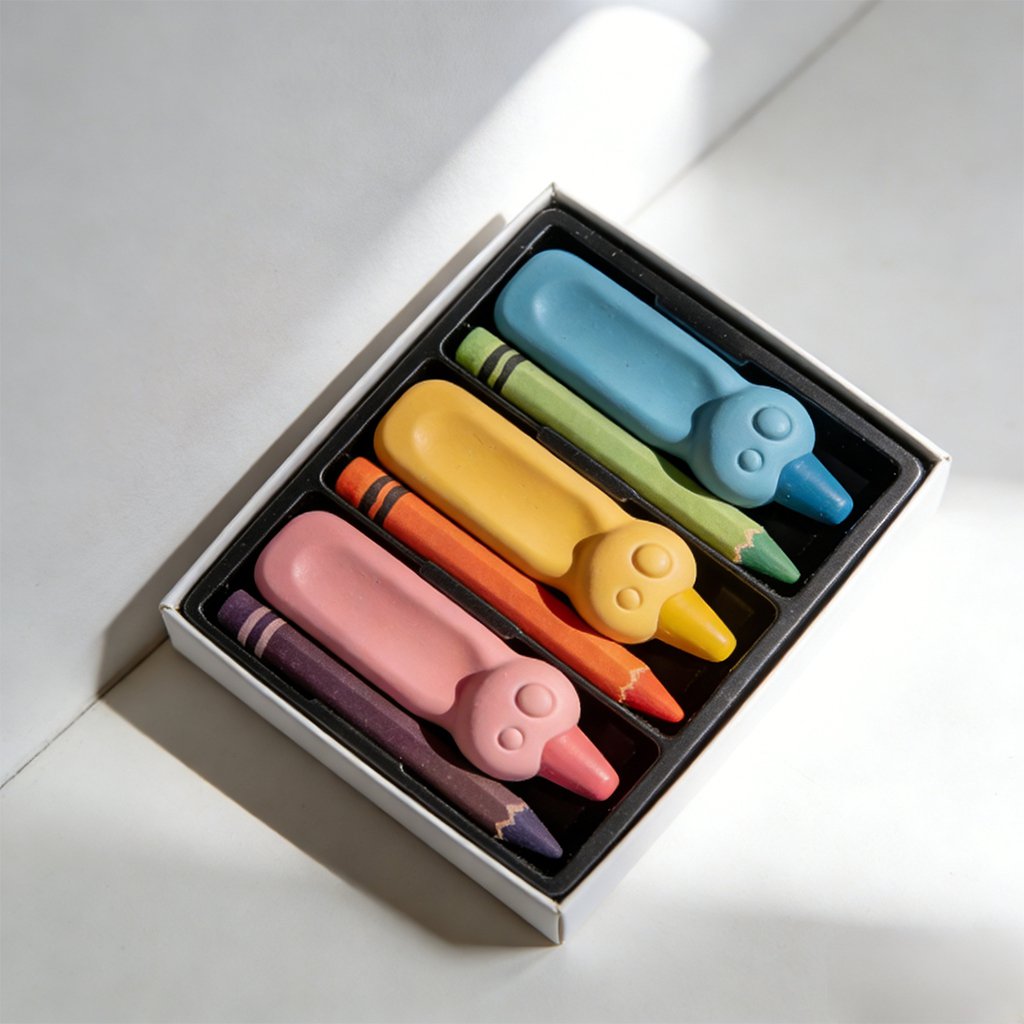 Χαριτωμένες κηρομπογιές διπλή συσκευασία