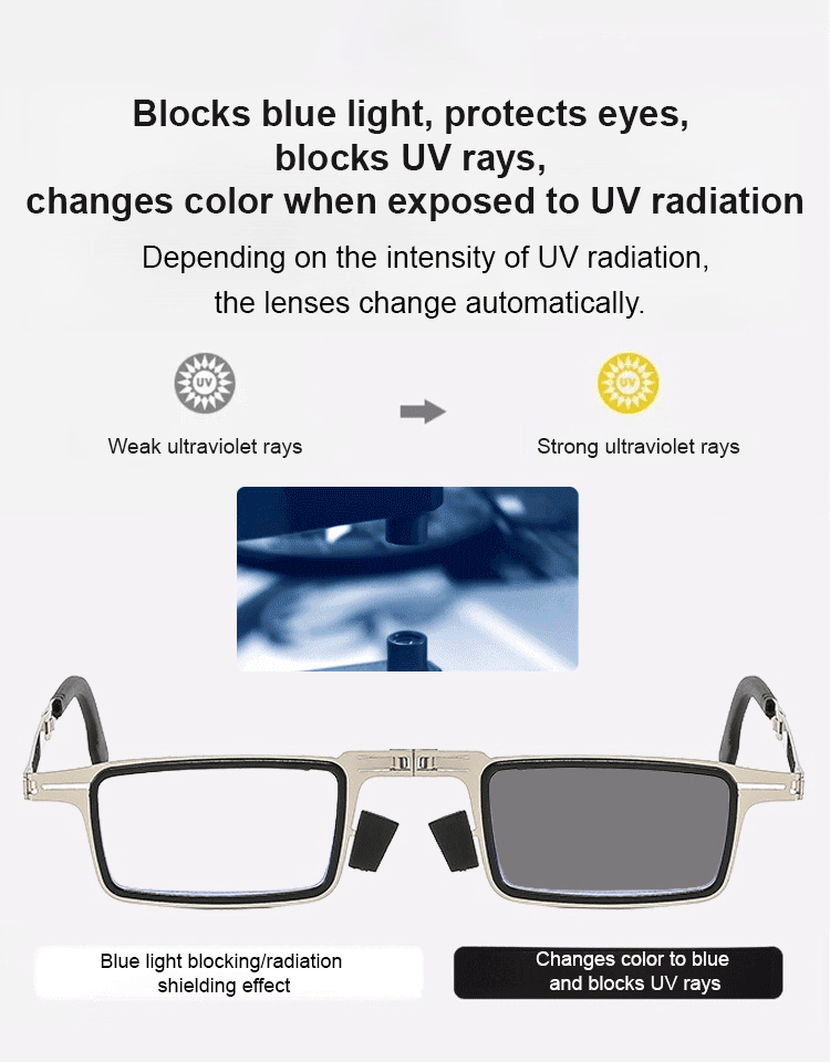 Portable Foldable Anti-Radiation Blue Light Reading Glasses