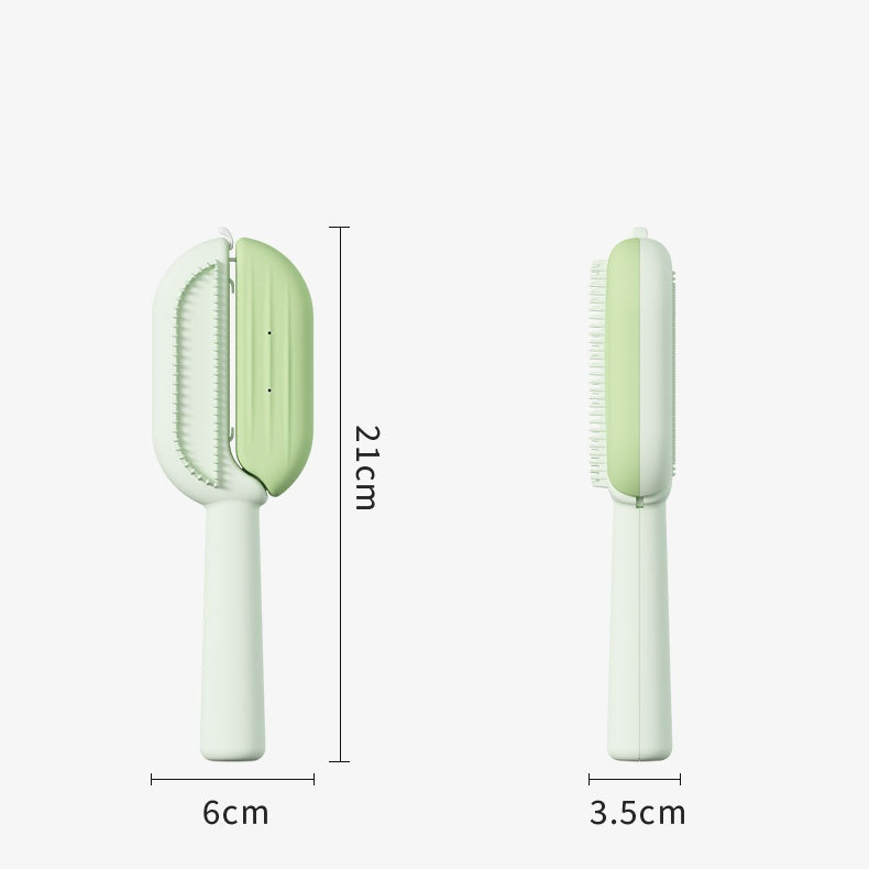 세척 가능한 애완견 털 제거 빗