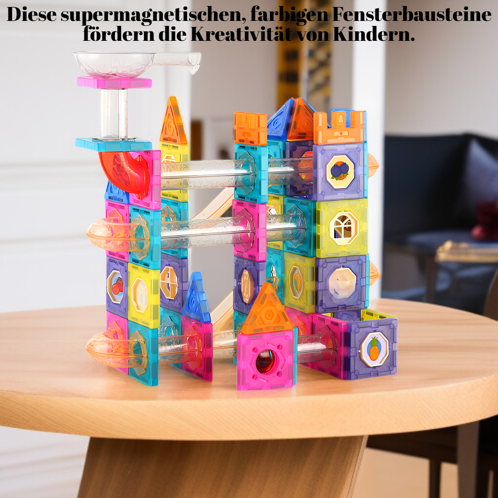 Superstarke magnetische bunte Fenster-Bausteine