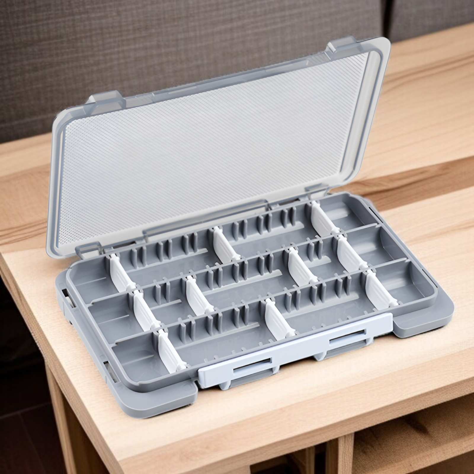 Multi functional hardware accessory tool storage box with compartments