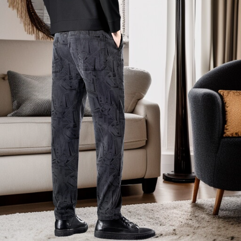 추동 남성 기모 도톰 트레이닝 바지 육포켓 긴바지 자카드 트레이닝 바지