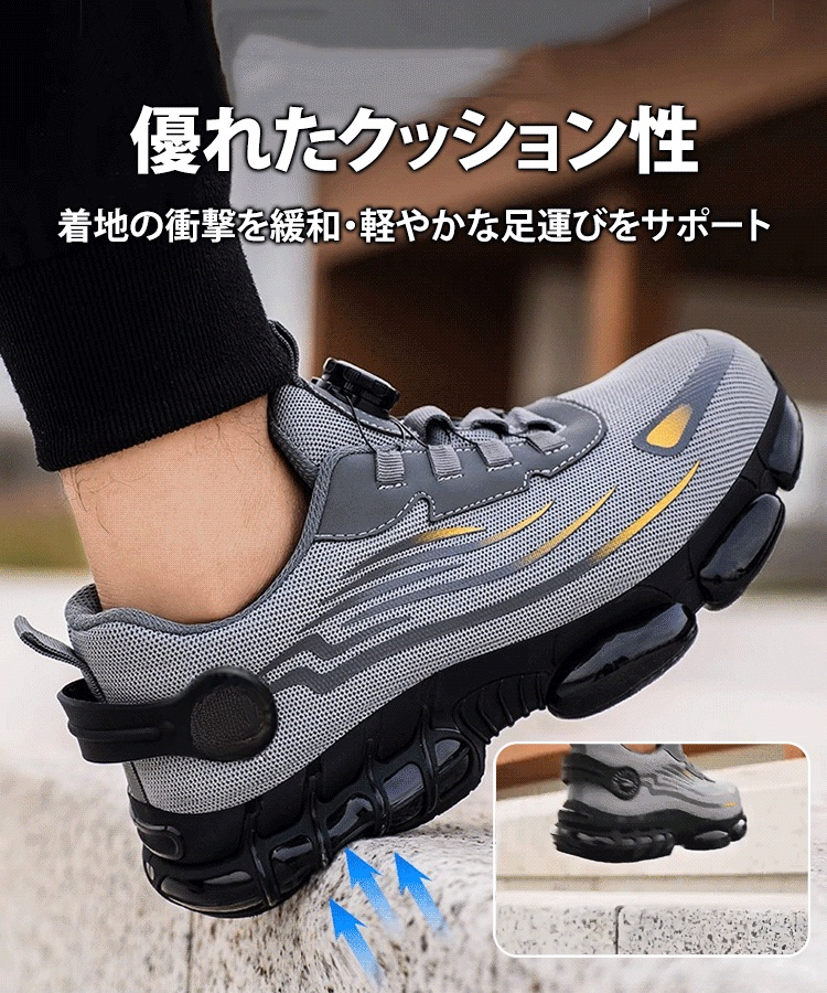 踏み抜き防止護安全靴