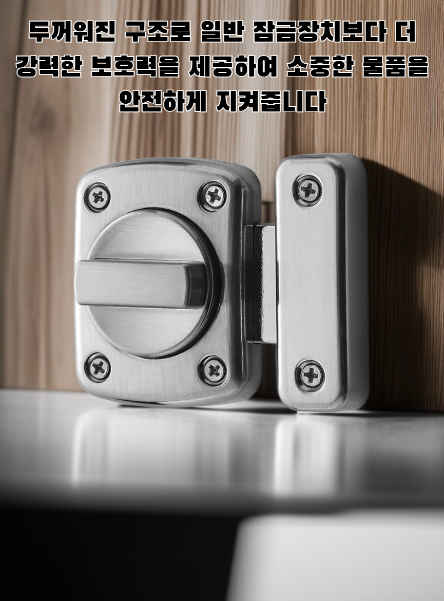 두꺼워진 도난 방지 아연 합금 회전 볼트 디테일 이미지