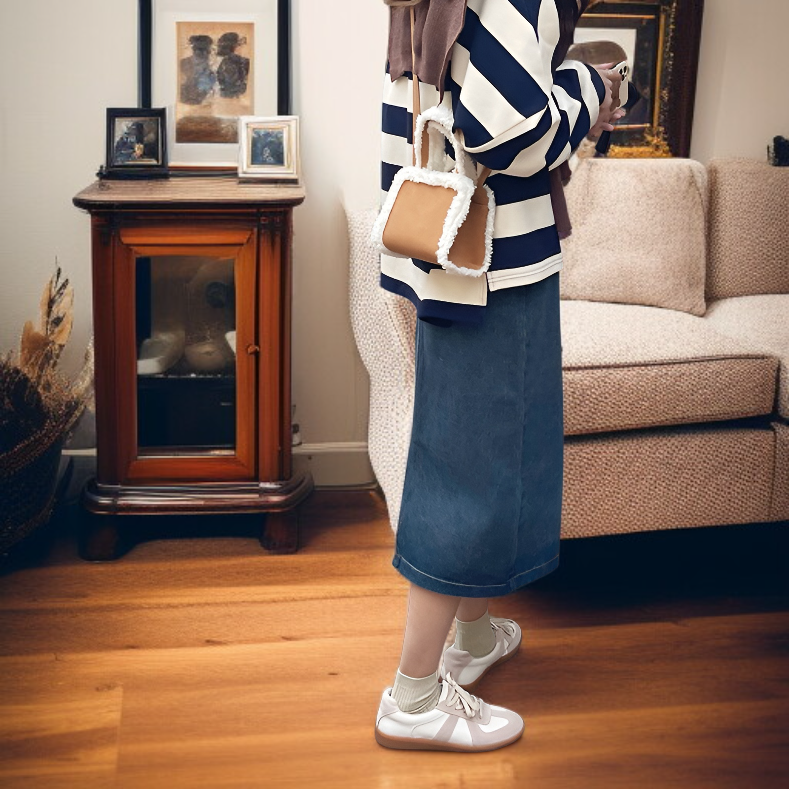  Frostige Pelz-Handtasche – 2025 Herbst/Winter Kollektion