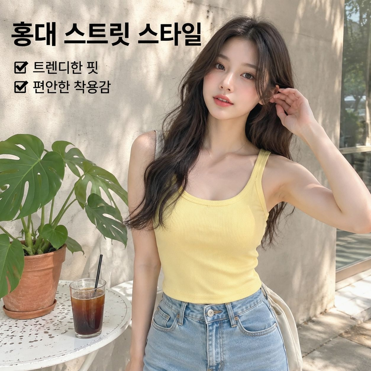 슬림핏 이너 레이어드 슬리브리스