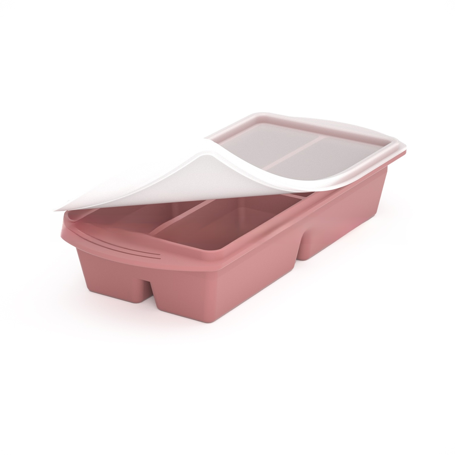 Household 4-Grid Ice Cube Tray with Lid