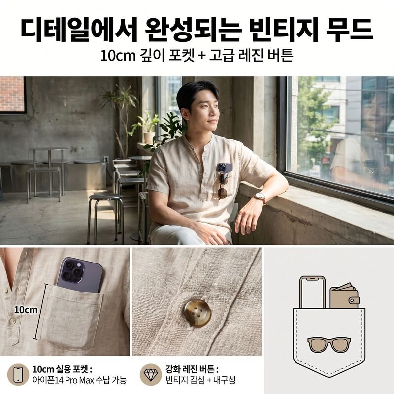 남성 유럽풍 초박형 캐주얼 셔츠