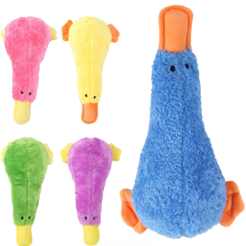 속이 빈 오리 애견 씹기 장난감