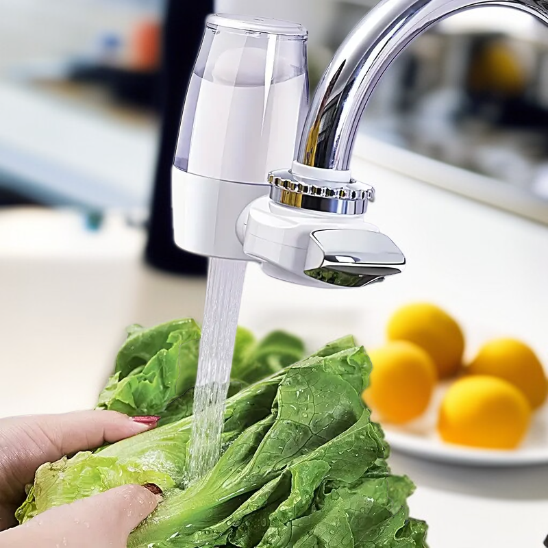 주방 필수품: 활성탄 수도꼭지 필터로 수돗물 정수, 가족 건강 보호