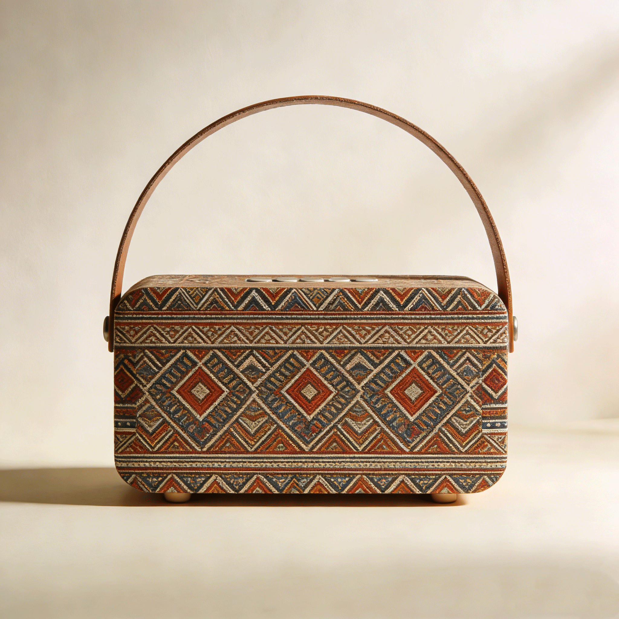 ลำโพงดีไซน์ย้อนยุคขนาดพกพา