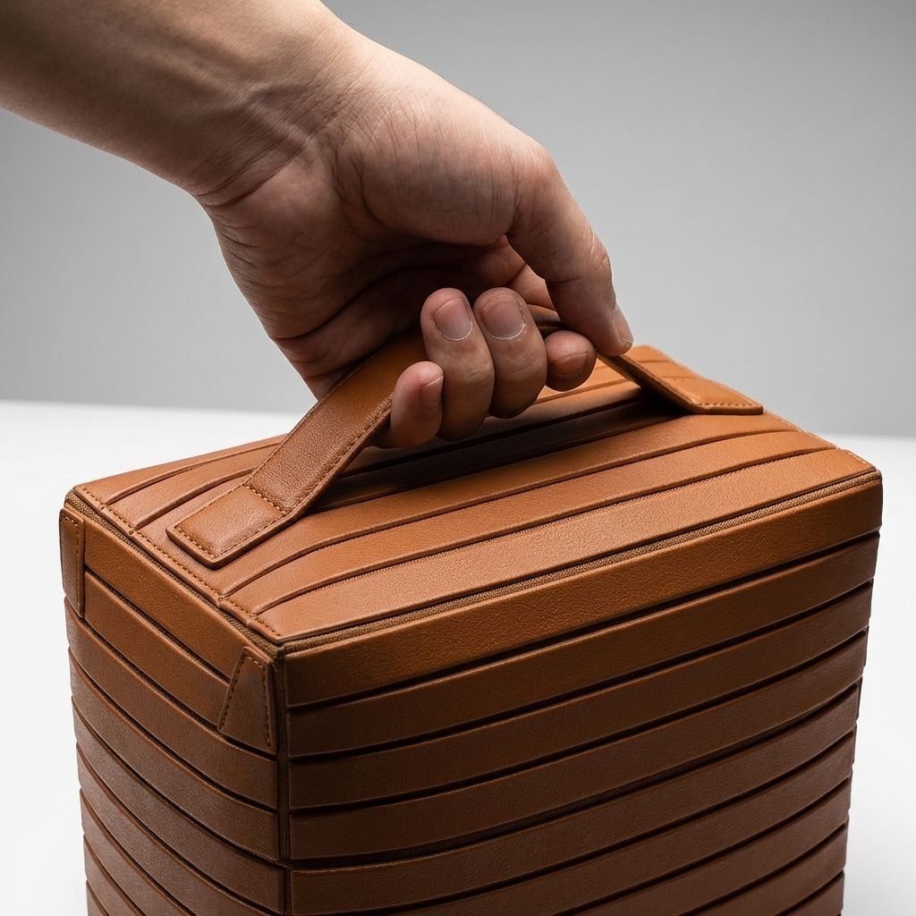 Einfache, praktische Kosmetiktasche mit großem Fassungsvermögen