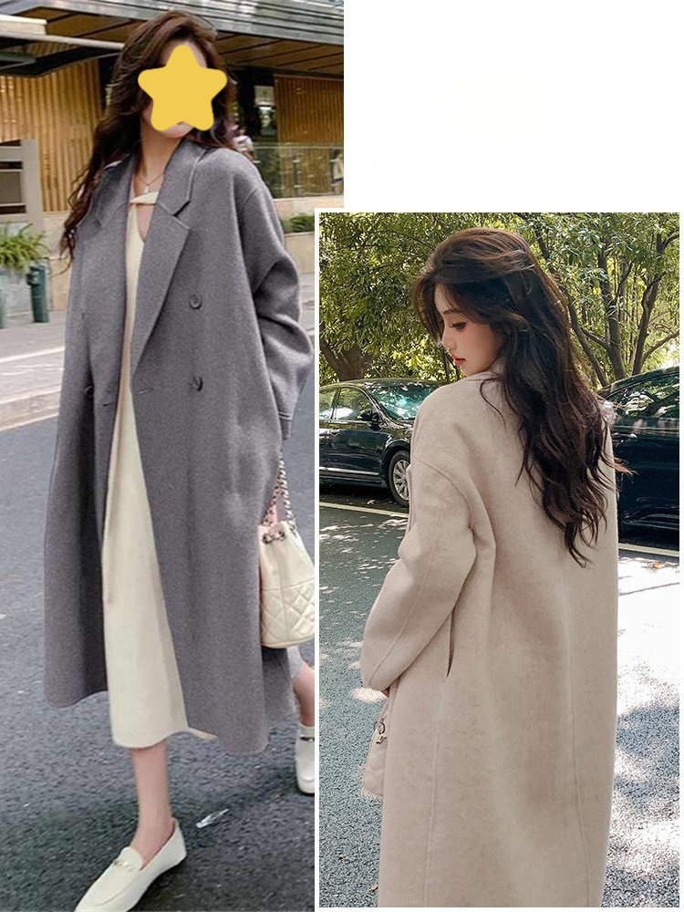 더블 페이스 울 코트