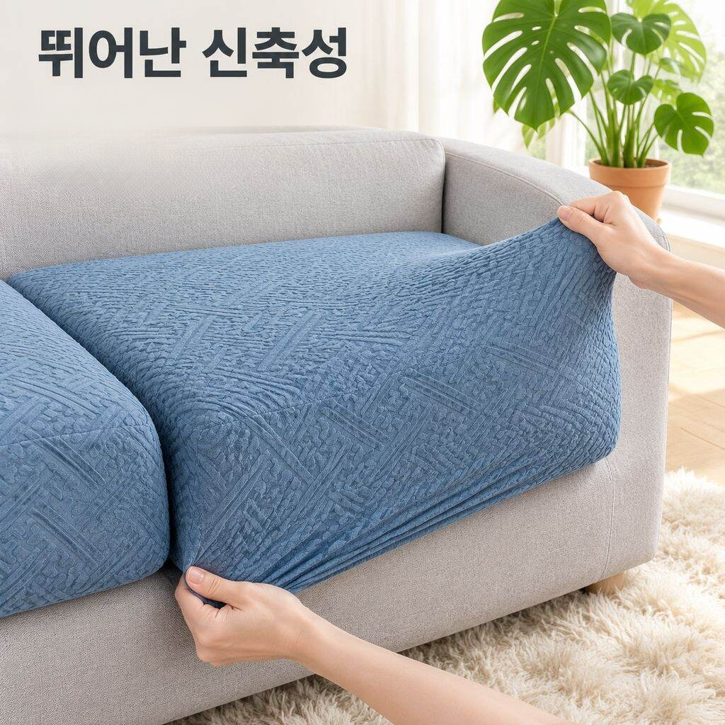전면 커버 소파 방석