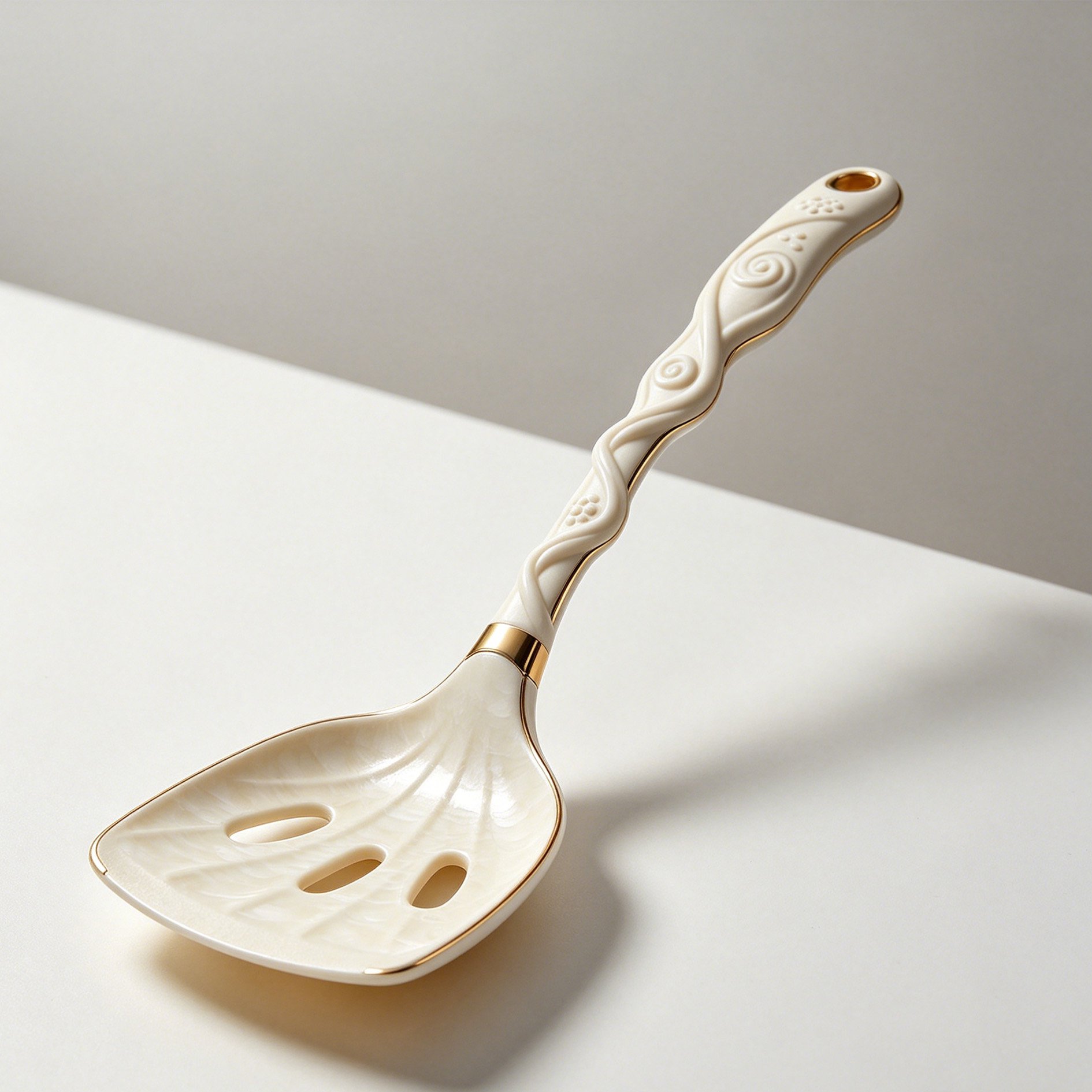 Spatules en silicone à bordure dorée (4 pièces)