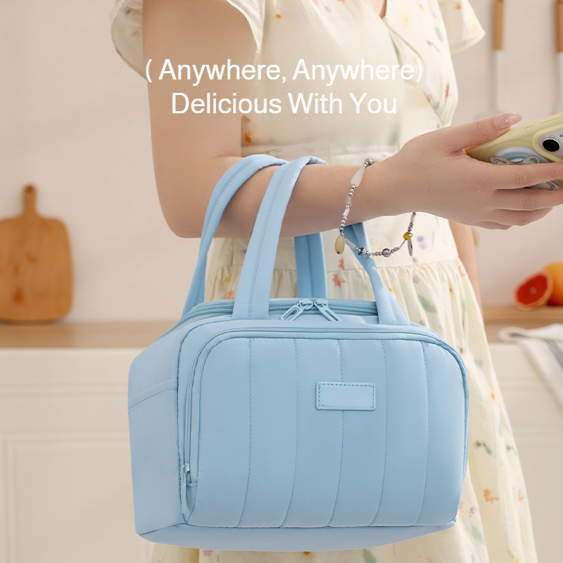 Portable Thickened Thermal Lunch Box Bag for Students