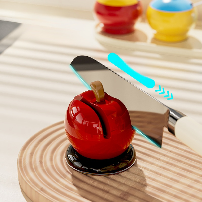 蘋果鎢鋼吸盤磨刀器