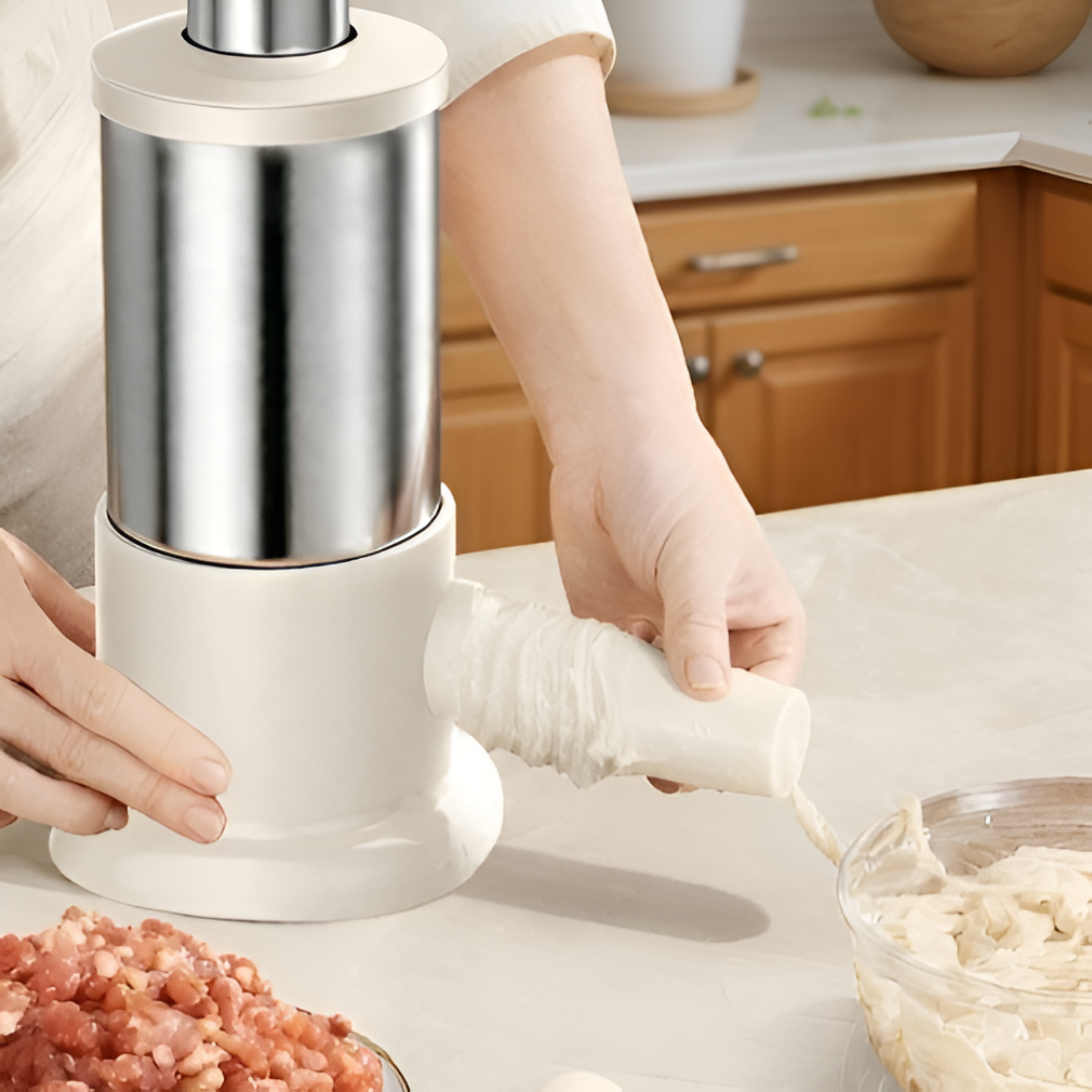 灌香腸機不鏽鋼材質特寫