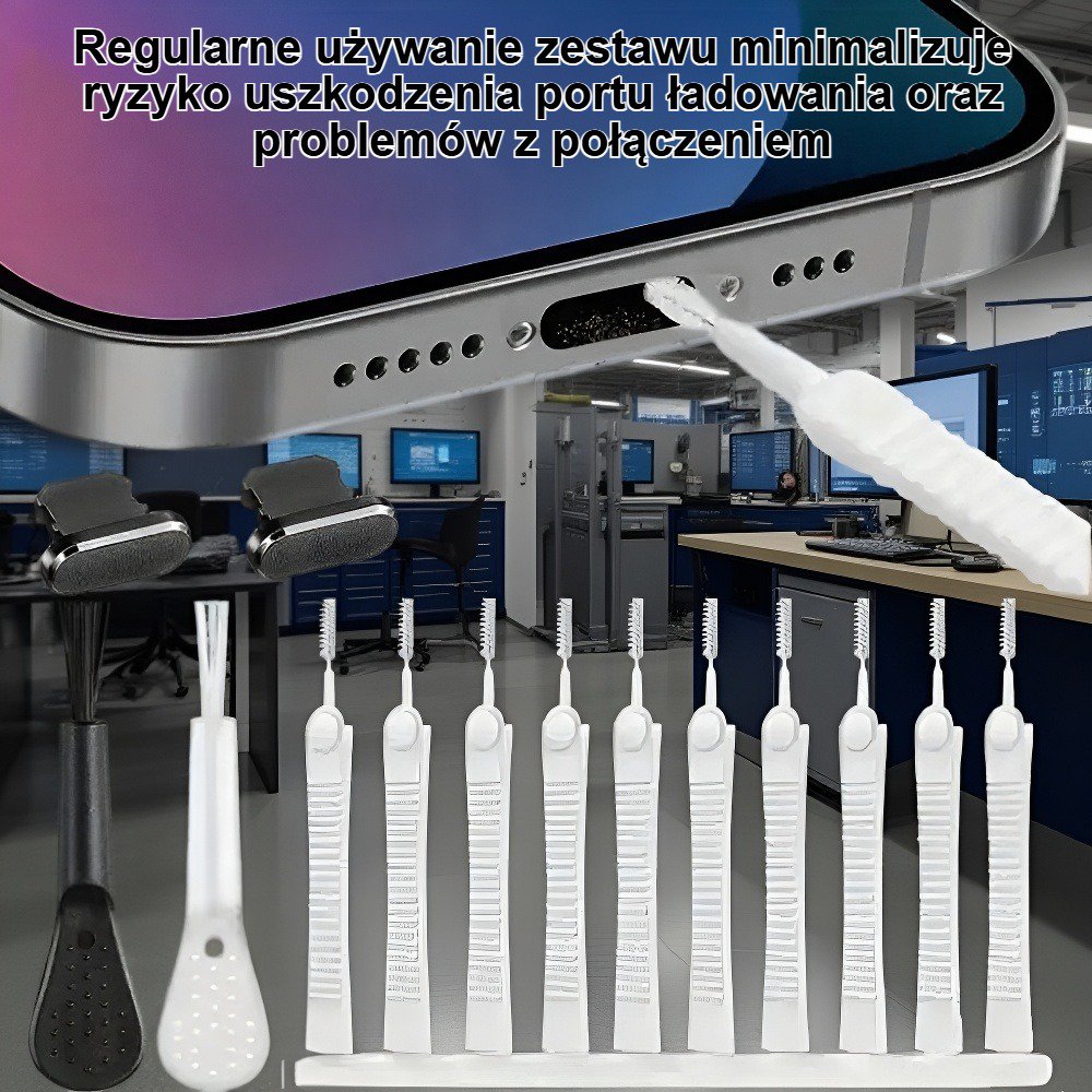 Zestaw do czyszczenia portu ładowania telefonu komórkowego