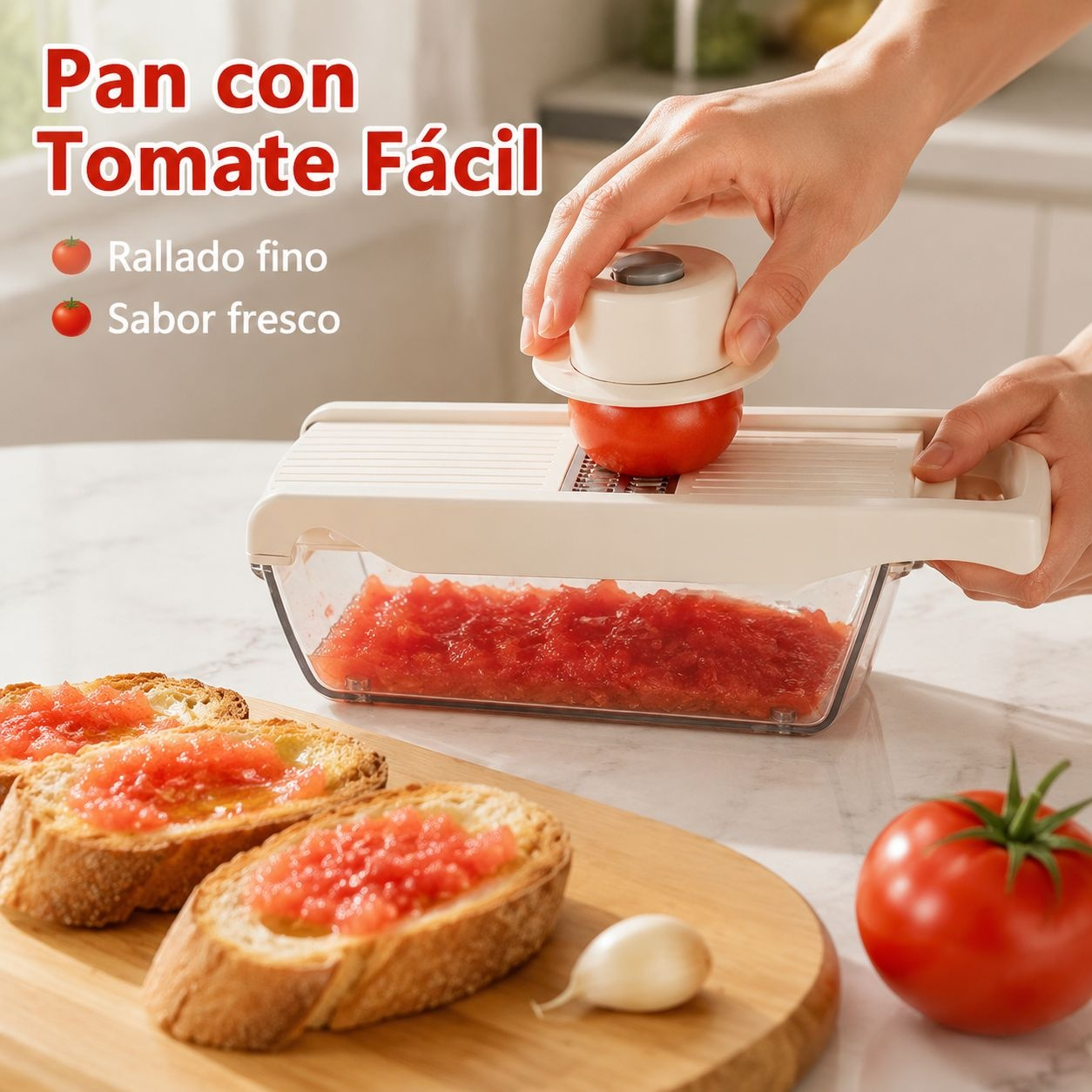 Rallador multifuncional de tiras finas