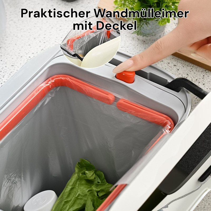 Küchenspezial Wandmülleimer mit Deckel