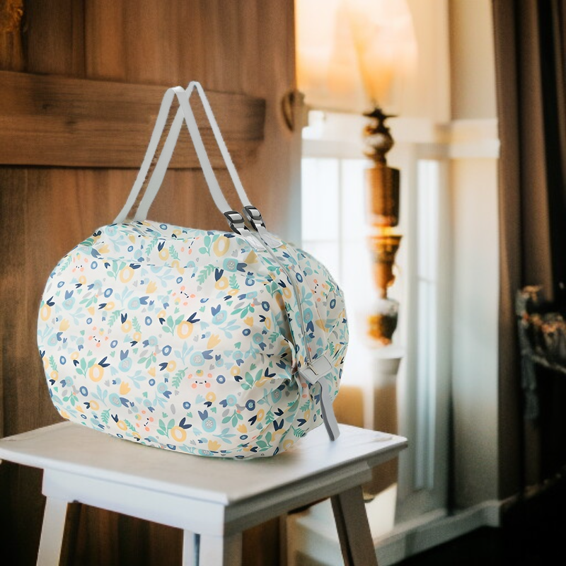 エコバッグ 折りたたみ 大容量 丈夫 ショッピングバッグ 大きめトートバッグ 男女兼用 肩紐 肩から滑り落ちにくい