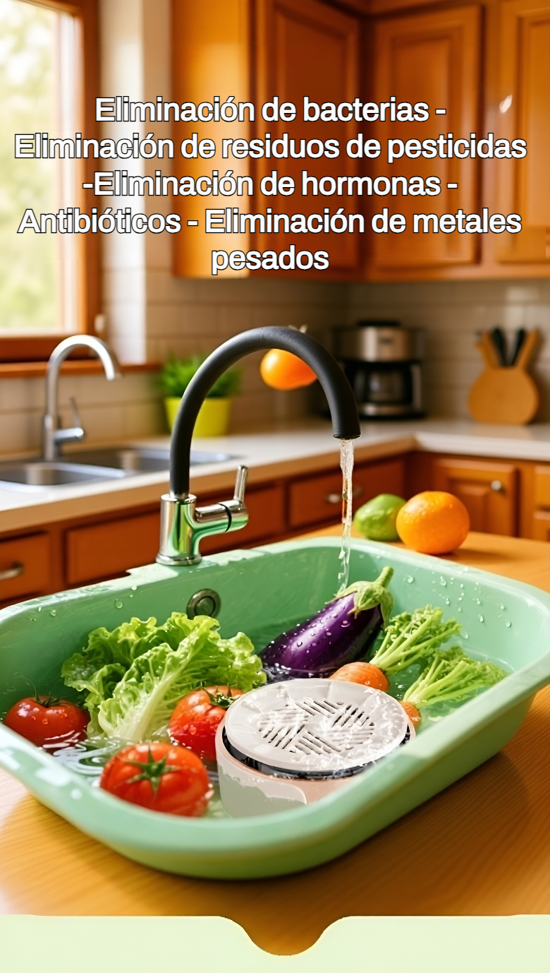 Tecnología avanzada para limpieza de verduras y frutas