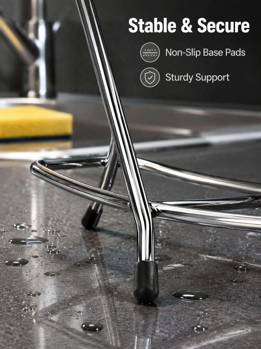 Stainless Steel Kitchen Cutting Board Rack