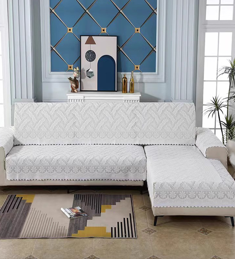 소파 커버 장식 효과로 분위기 변화