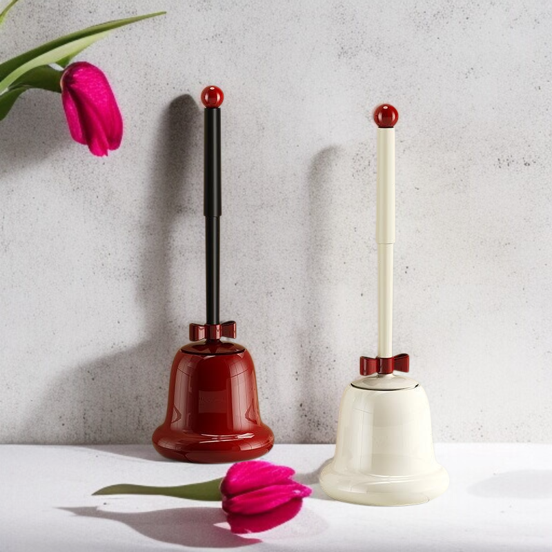 Cepillo de inodoro doméstico de pie con mango largo