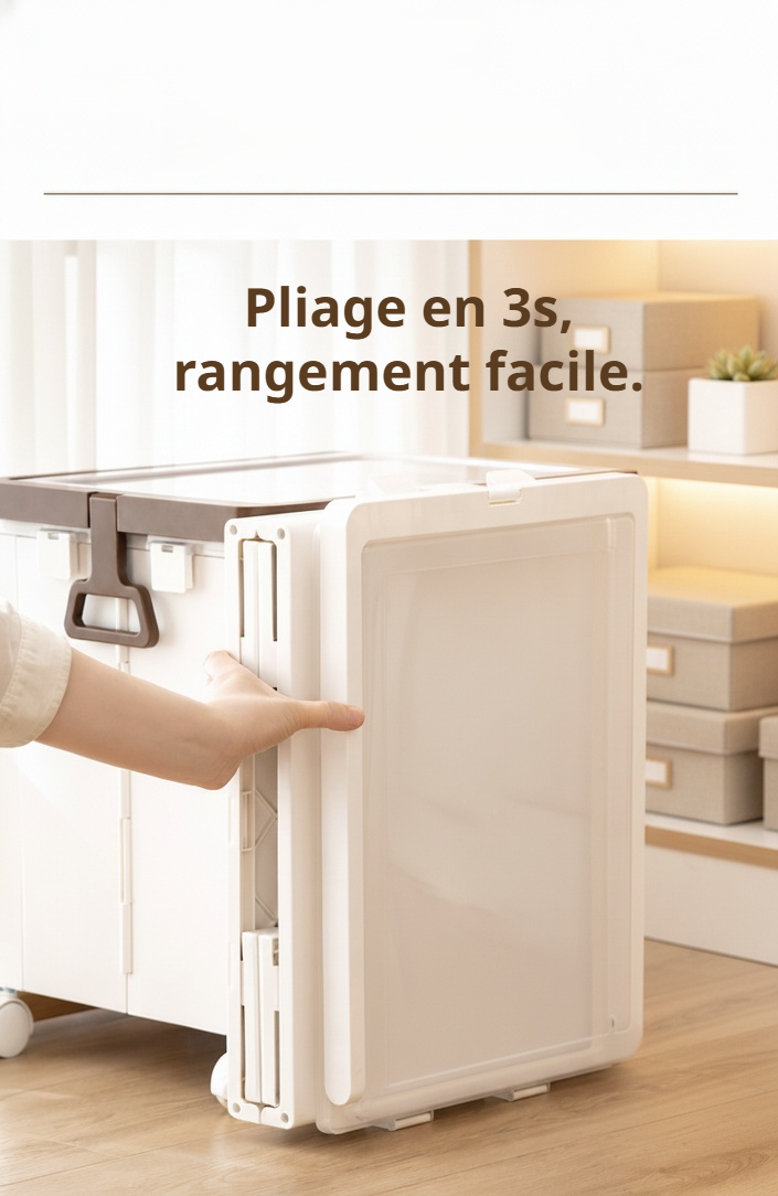 Détail du couvercle du chariot portable pour bureau