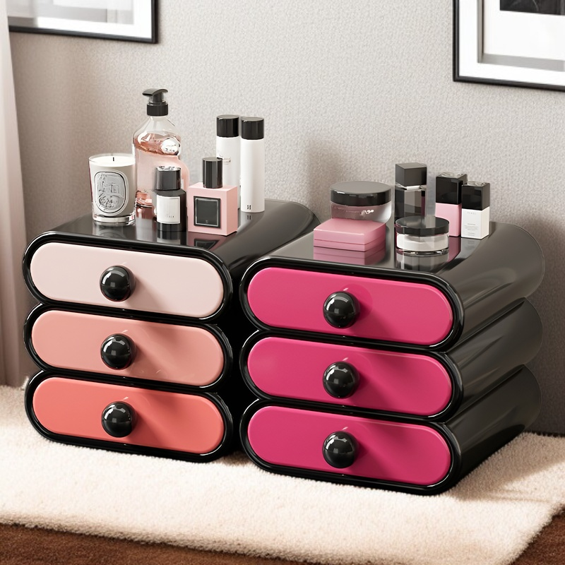 Multi-functional Cosmetic Organizer Storage Box for Desktop