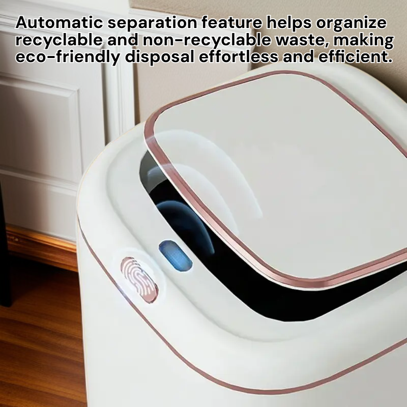 Smart Sensor Large Capacity Waterproof Trash Bin, Electric Bin for Kitchen and Bathroom