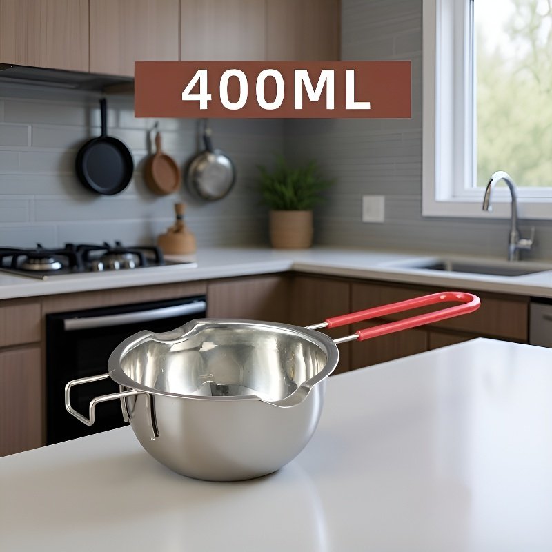 Olla para derretir chocolate de acero inoxidable