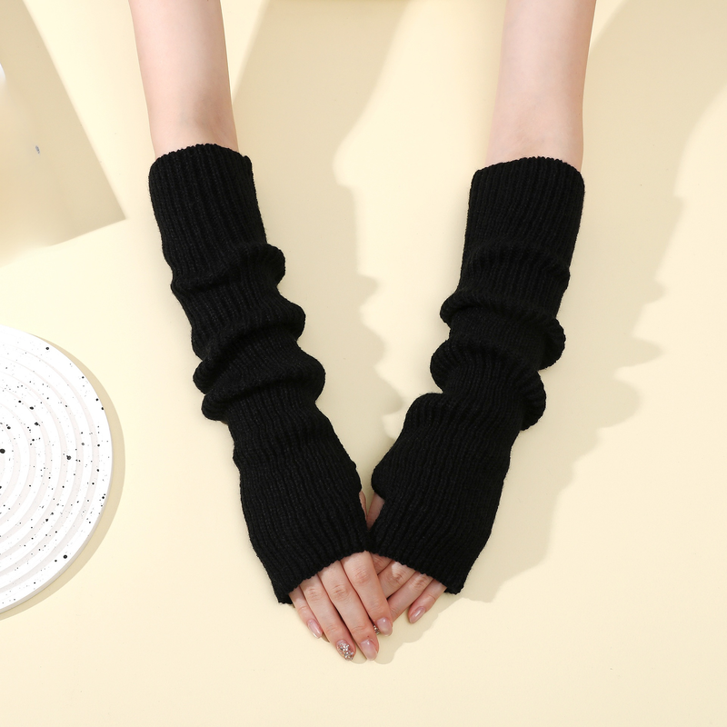 Mangas de punto sin dedos