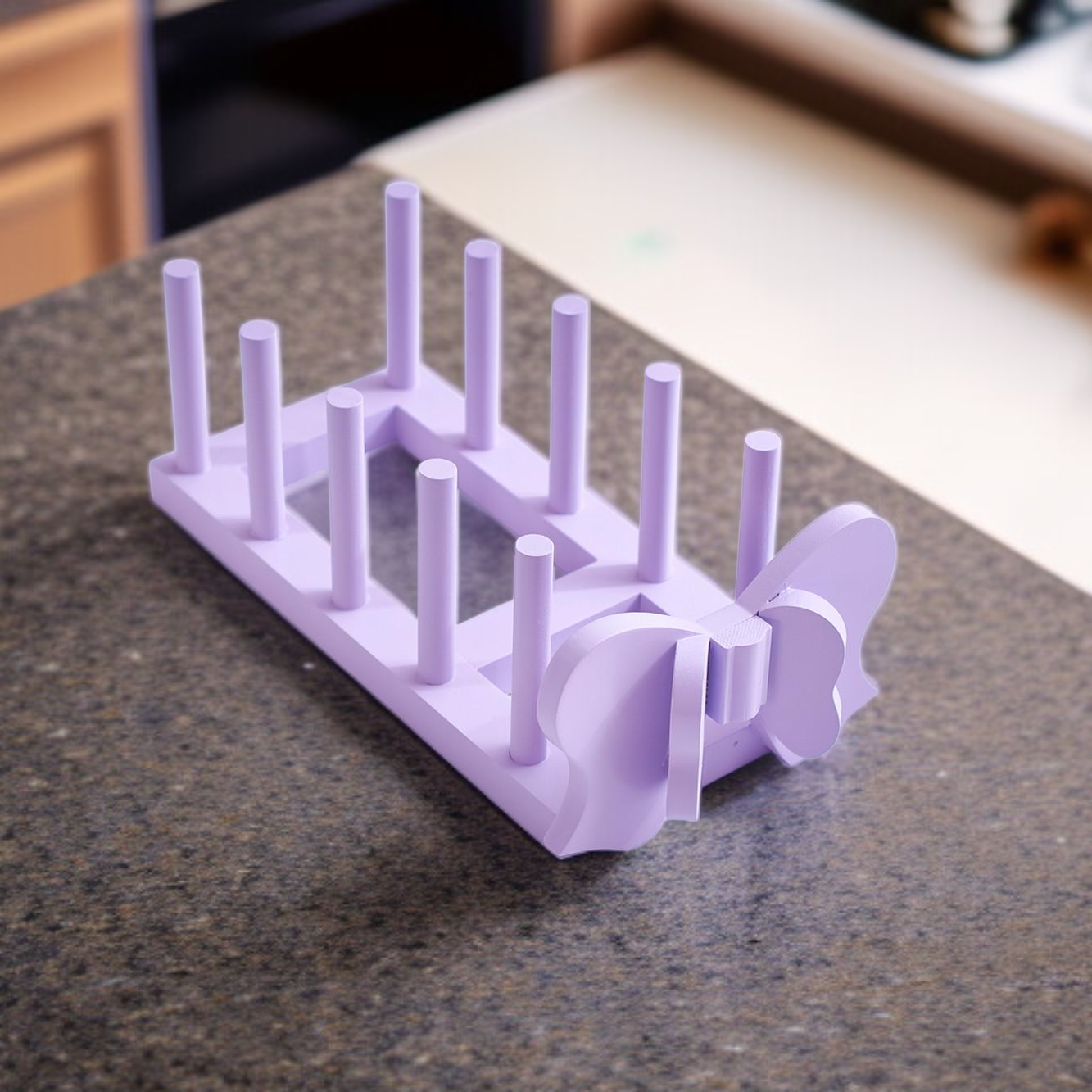 간단한 다기능 접시 보관 선반