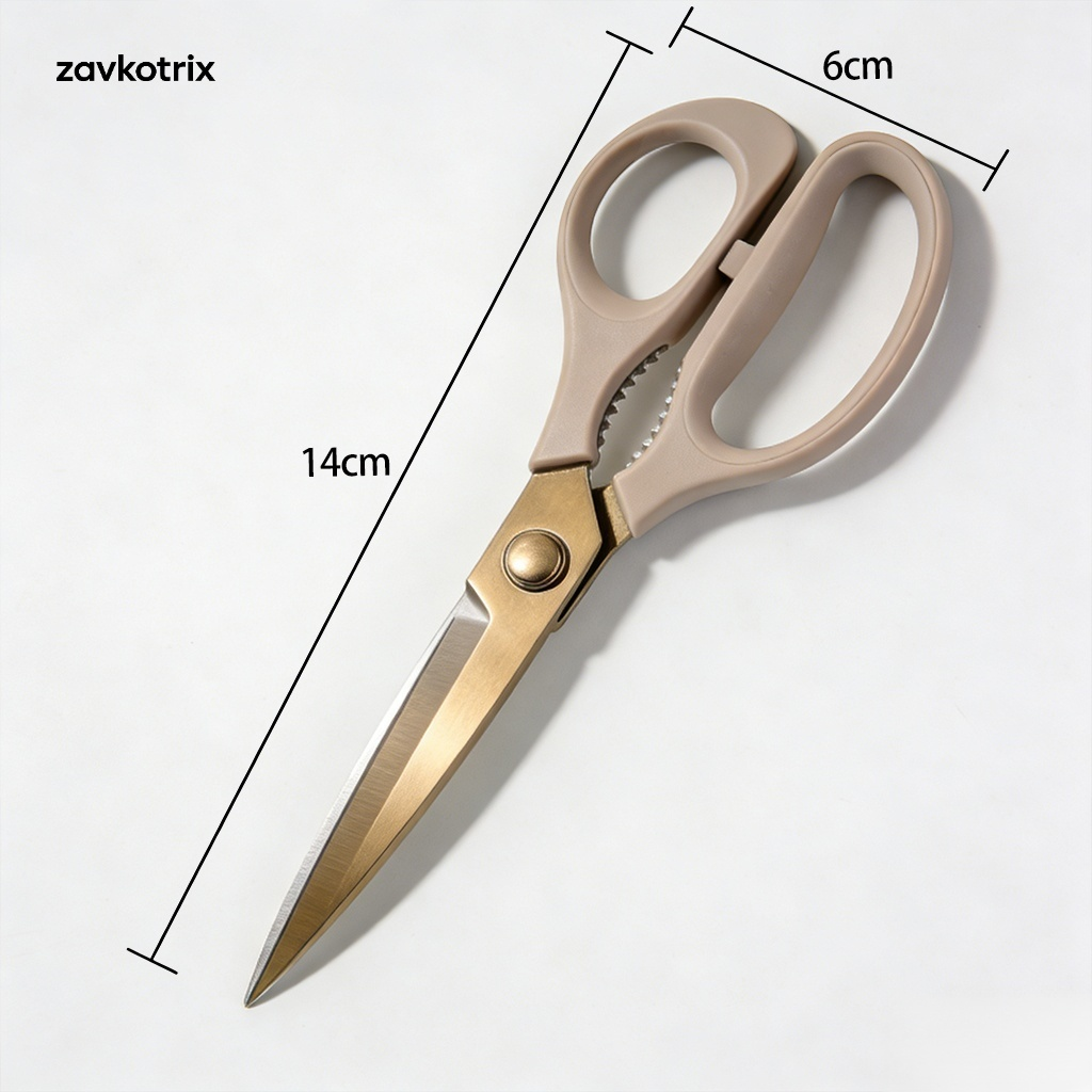 人體工學手柄設計廚房剪刀，使用舒適安全