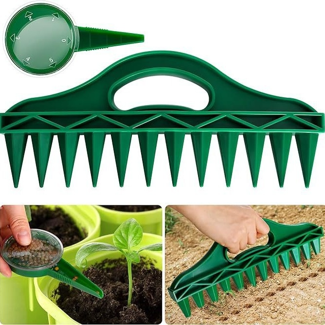 Rapid seeding tool for plant seedlings