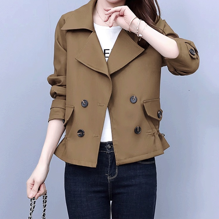 짧은 길이 트렌치 코트